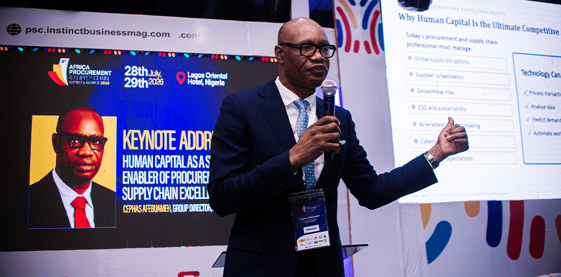 Cephas Afebuameh, Group Director of Supply Chain at Flour Mills of Nigeria (FMN) Plc